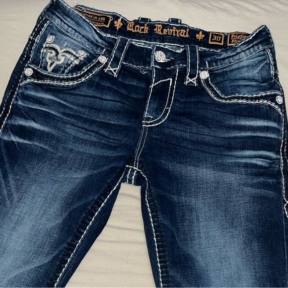 Rock Revival Dark Blue Boot Cut Jeans